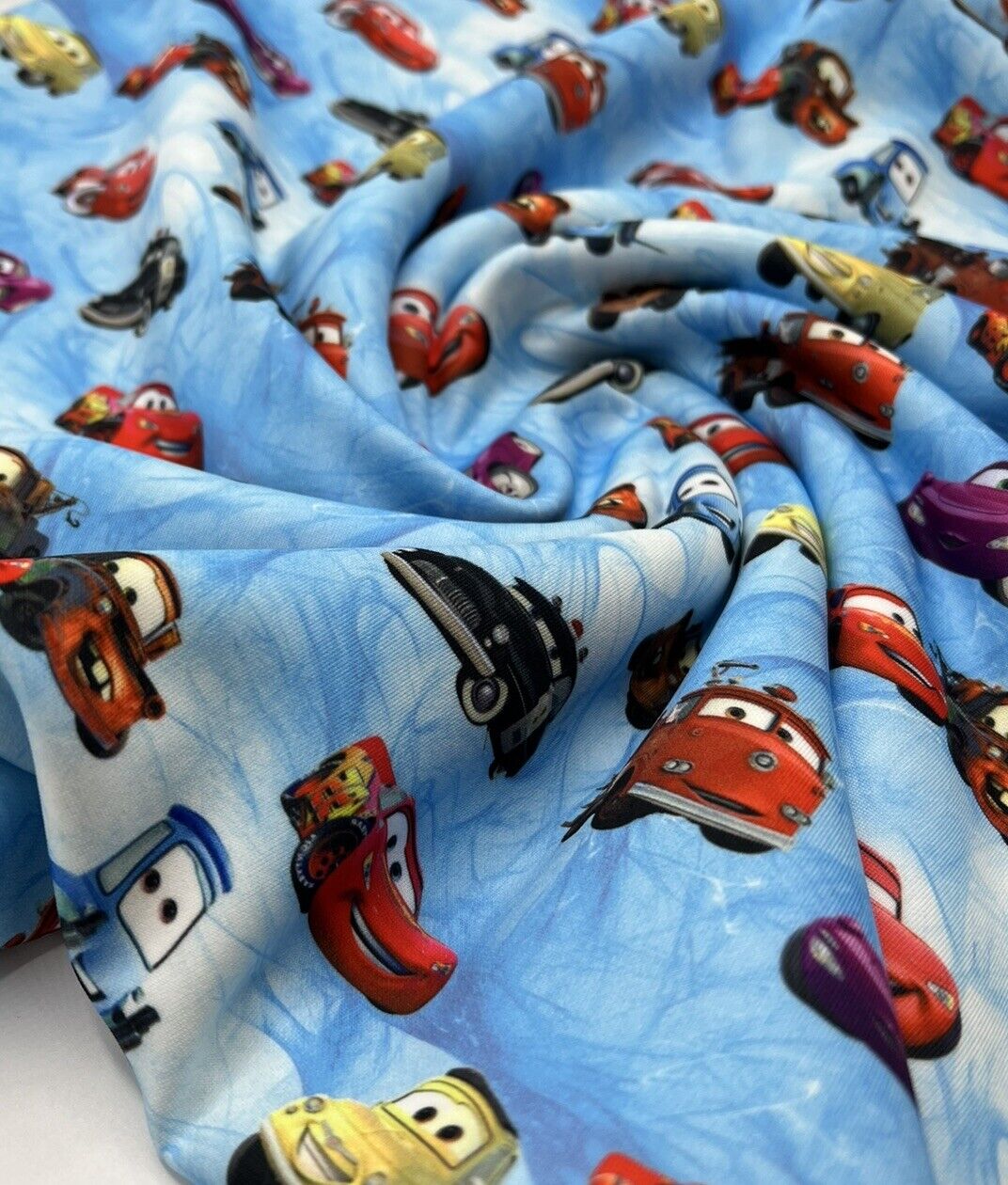 Car Printed Plain Scuba Fabric - T9 Fabrics