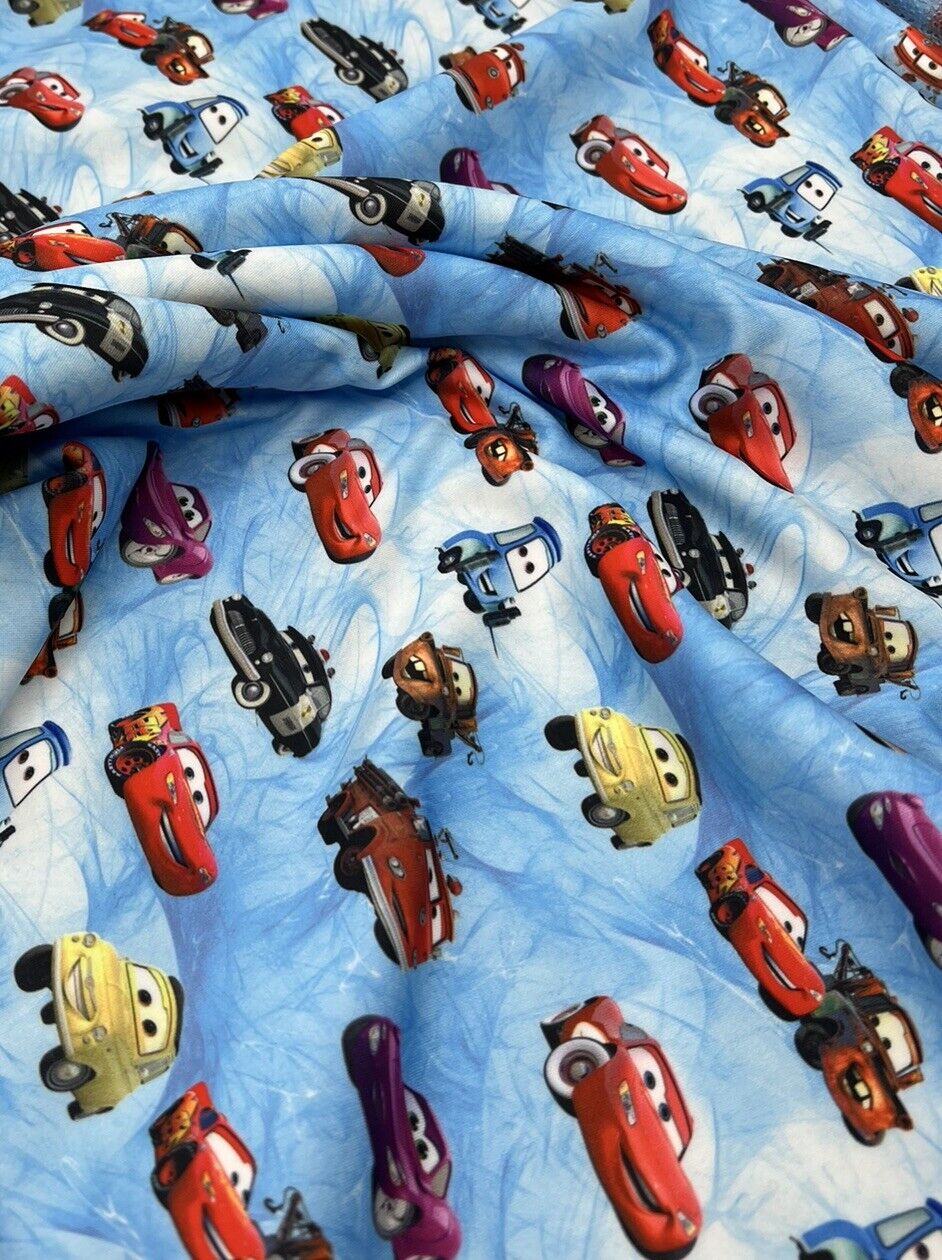 Car Printed Plain Scuba Fabric - T9 Fabrics