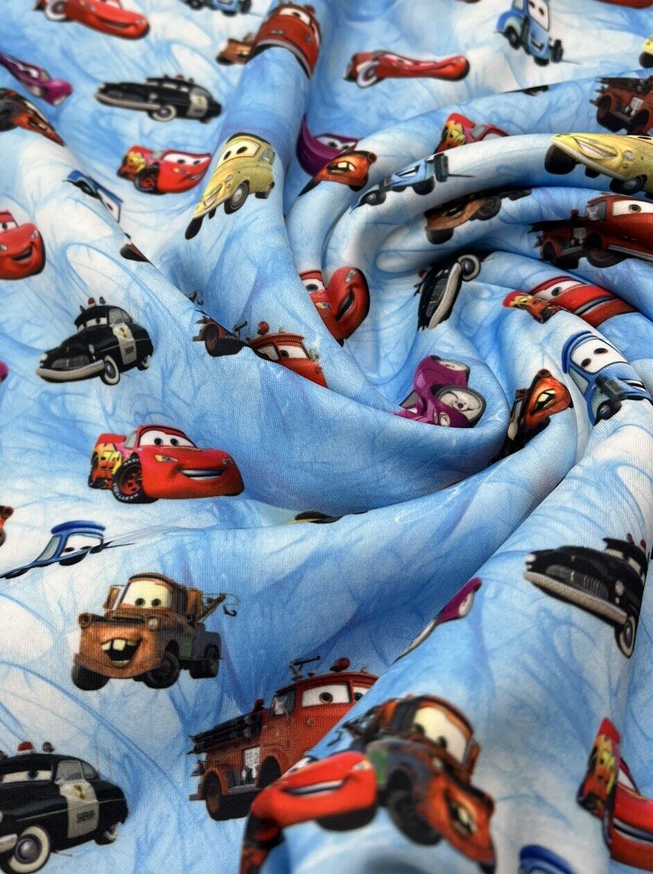 Car Printed Plain Scuba Fabric - T9 Fabrics