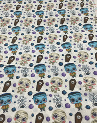 Cartoon Halloween Cotton 115 GSM 100% Cotton Fabric - T9 Fabrics