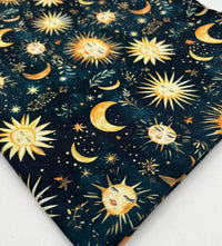 Celestial Print Cotton Stretch Jersey 200 GSM 95/5 Lycra 4 Way Stretch - T9 Fabrics