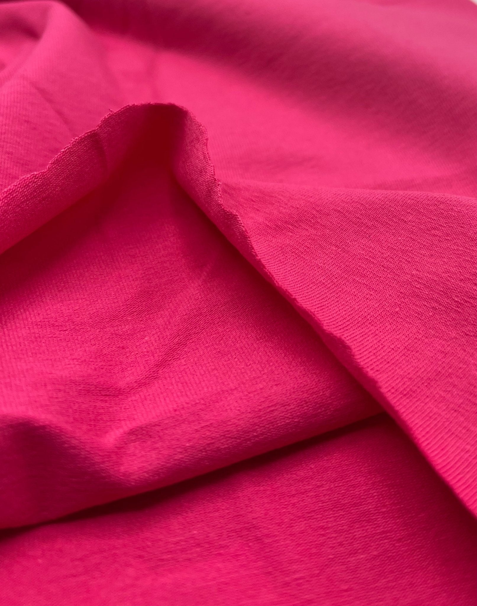 Cerise Cotton Stretch Jersey 200 GSM 95/5 Lycra 4 Way Stretch - T9 Fabrics