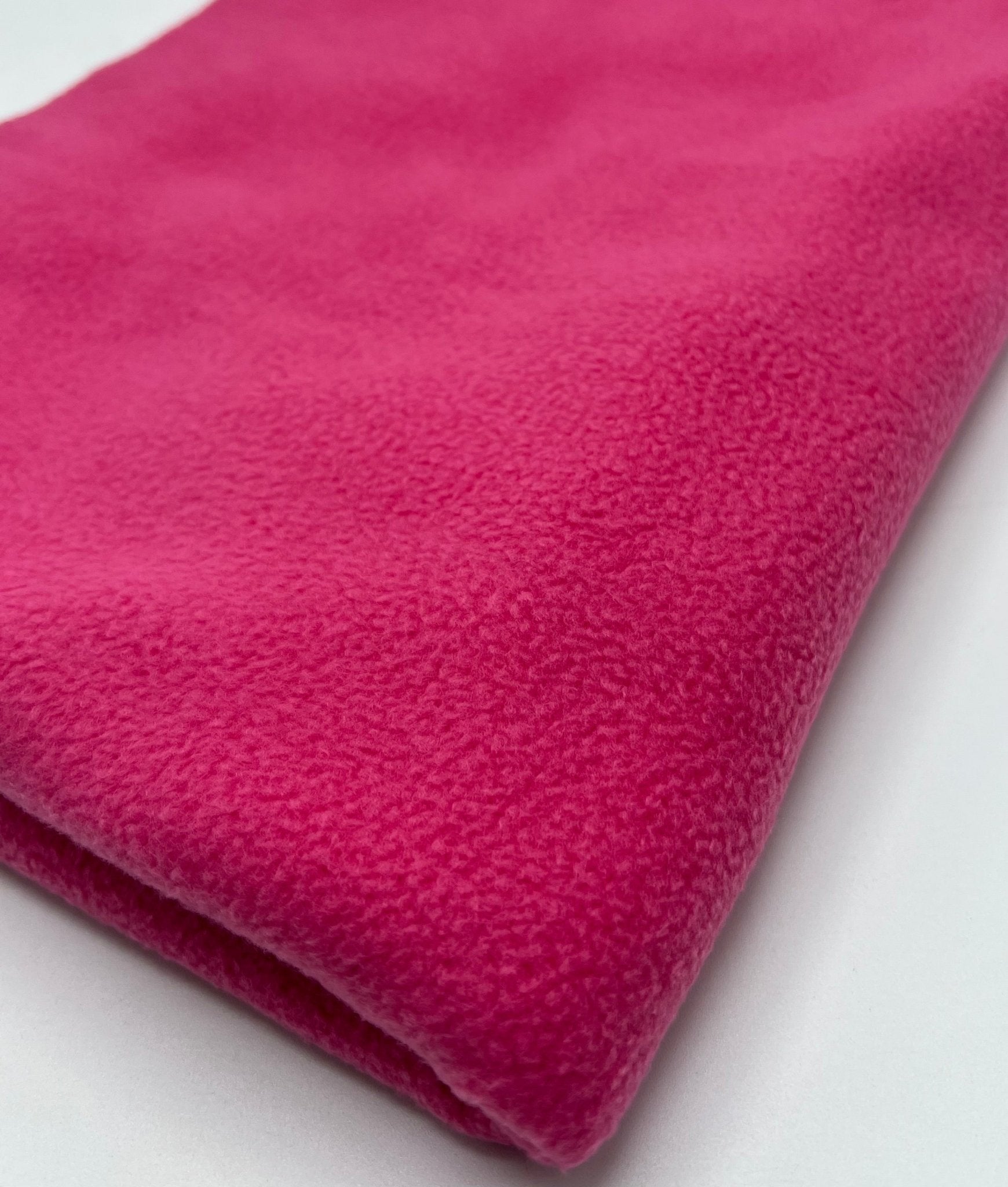Cerise Plain Anti - Pil Polar Fleece Fabric Blanket Loungewear - T9 Fabrics