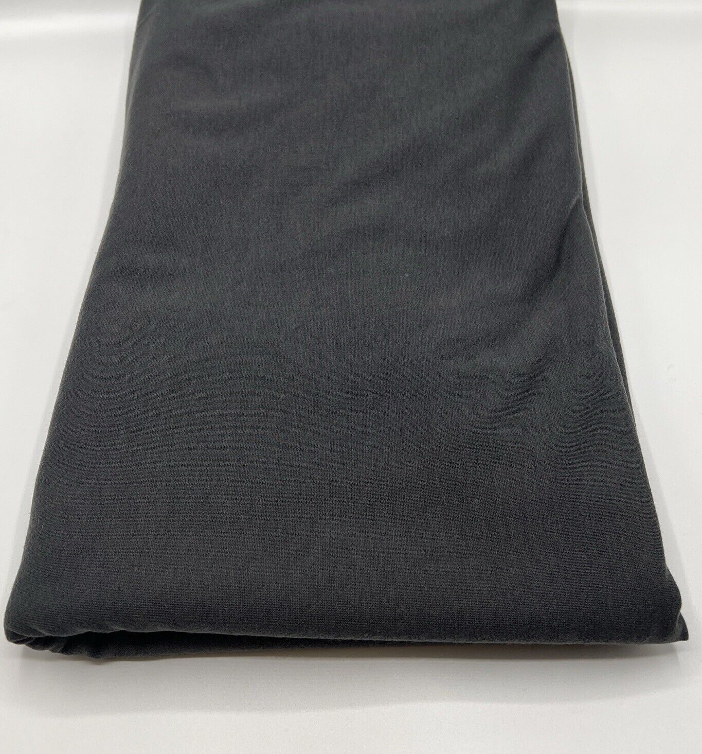 Charcoal Grey Lightweight Stretch French Terry Loopback Fabric - T9 Fabrics