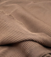 Chocolate 2X1 Fine Rib Stretch Fabric - T9 Fabrics