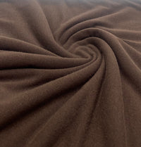 Chocolate Brown Lightweight Melange Knit Stretch Fabric - T9 Fabrics