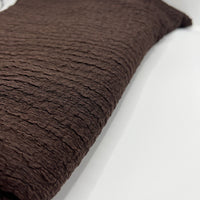 Chocolate Nacho Soft Textured Stretch Fabric - T9 Fabrics