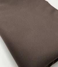 Chocolate Plain Scuba 2 Way Stretch Jersey Fabric - T9 Fabrics