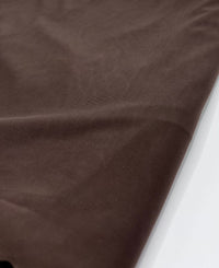 Chocolate Plain Soft Touch Stretch Fabric - T9 Fabrics