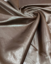 Chocolate Shiny Foil Swimwear / Sportswear Fabric - T9 Fabrics