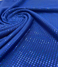 Cobalt Sequin Stretch Fabric - T9 Fabrics