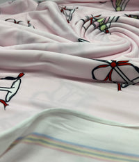 Cocktail Party Super Soft Print Spun Poly Stretch Fabric - T9 Fabrics