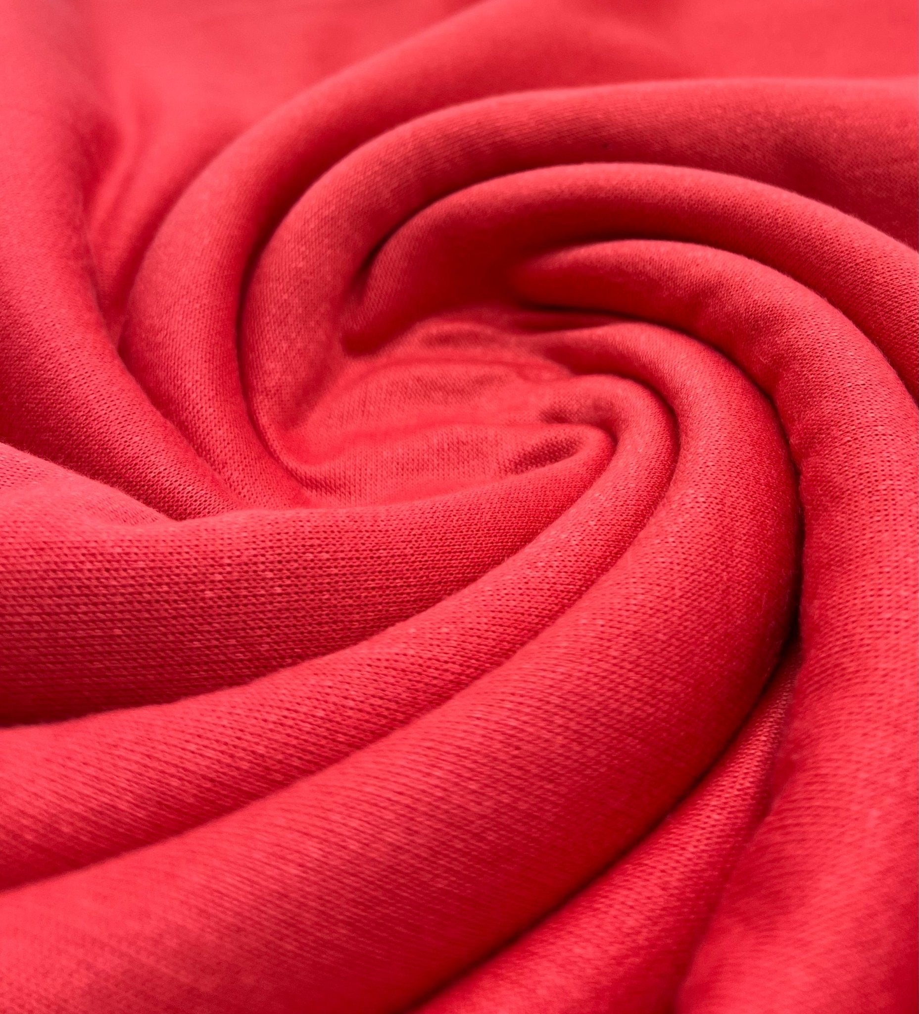 Coral French Terry Loopback Fabric - T9 Fabrics