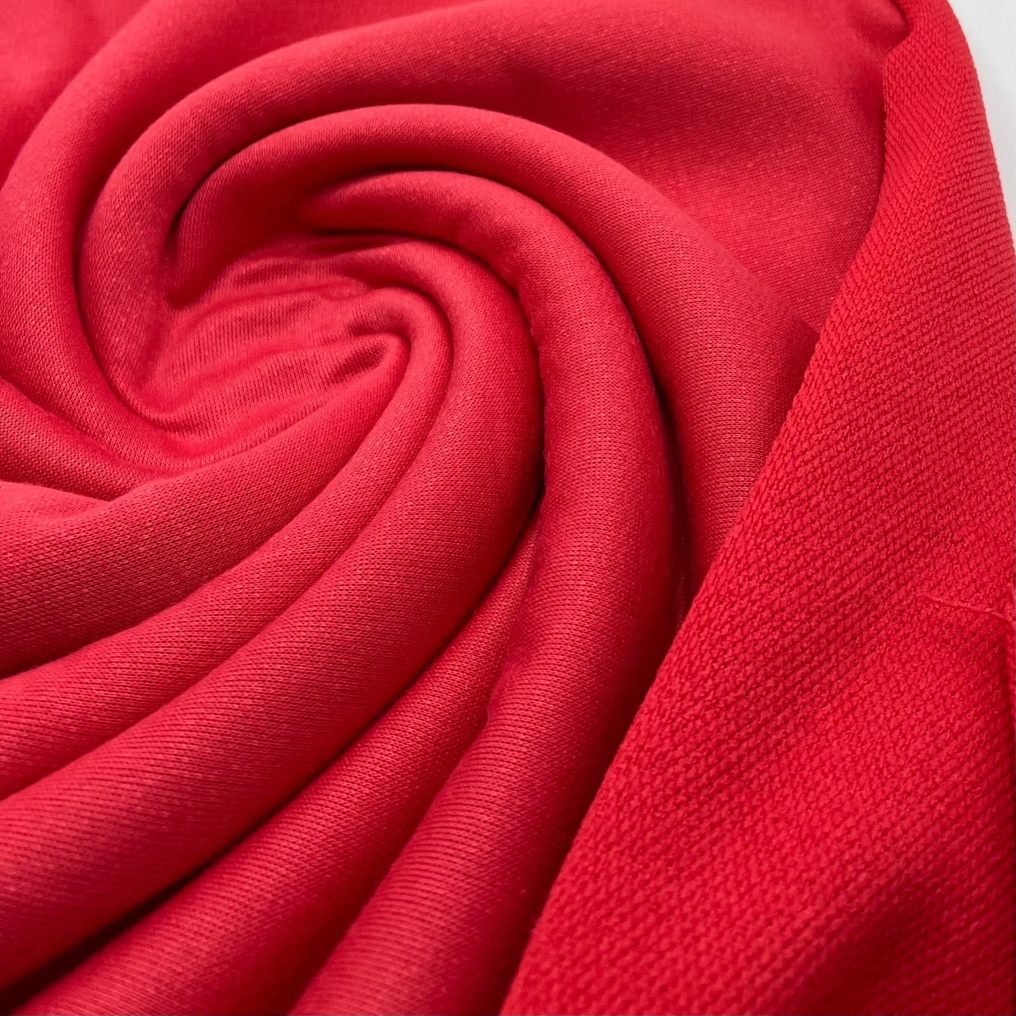 Coral French Terry Loopback Fabric - T9 Fabrics