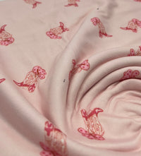 Cowgirl Boot Super Soft Print Spun Poly Stretch Fabric - T9 Fabrics