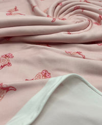 Cowgirl Boot Super Soft Print Spun Poly Stretch Fabric - T9 Fabrics