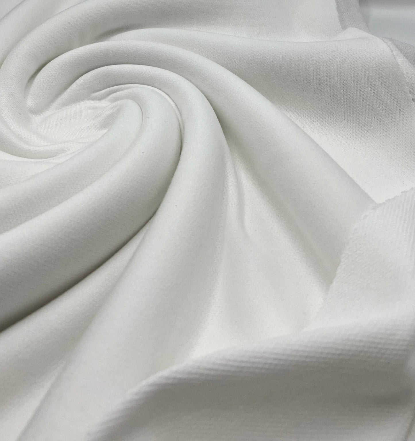 Cream French Terry Loopback Fabric - T9 Fabrics