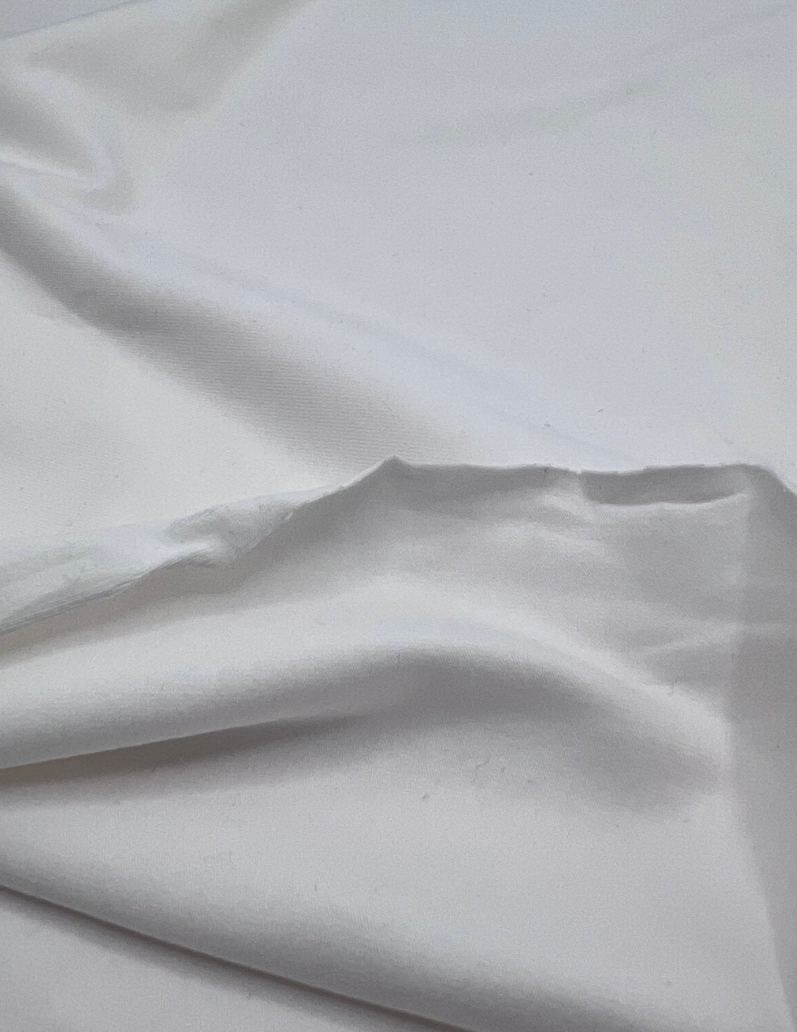 Cream Plain Cotton Stretch Jersey 240 GSM 92/8 Lycra Jersey, 4 Way Stretch, Sold By Metre - T9 Fabrics