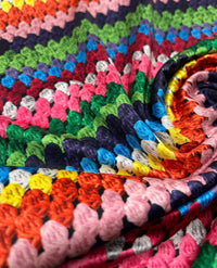 Crochet Printed Swimwear / Sportswear 4 Way Stretch Fabric - T9 Fabrics