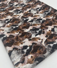 Cute Puppies Cotton Stretch Jersey 200 GSM 95/5 Lycra 4 Way Stretch - T9 Fabrics