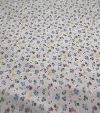 Dainty Flowers Cotton Stretch Jersey 200 GSM 95/5 Lycra 4 Way Stretch - T9 Fabrics