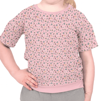 Dainty Flowers Cotton Stretch Jersey 200 GSM 95/5 Lycra 4 Way Stretch - T9 Fabrics