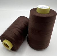 Dark Chocolate Brown Sewing Thread Spun Polyester 120's Overlocking 5000 Yard - T9 Fabrics