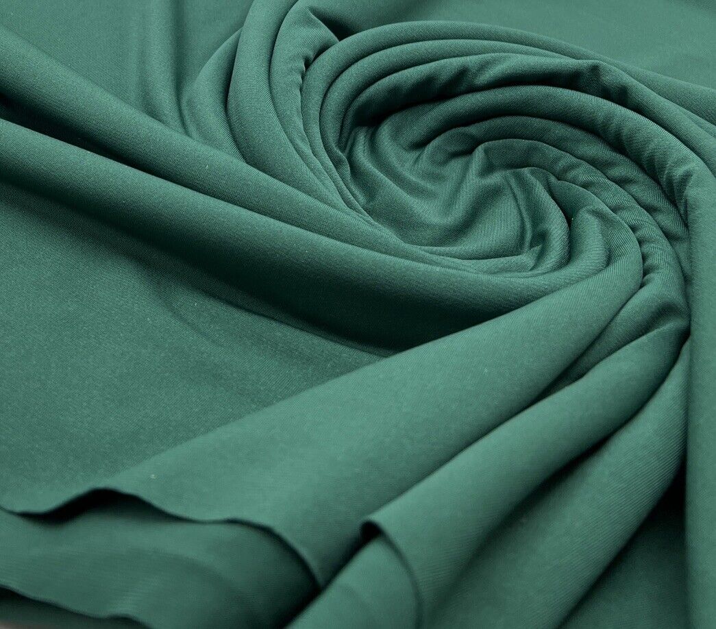 Dark Green ITY Fabric - T9 Fabrics