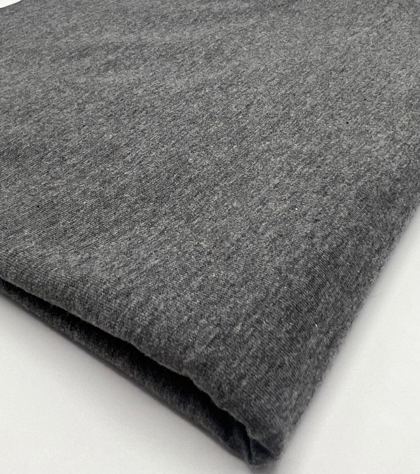 Dark Grey Cotton Stretch Jersey 200 GSM 95/5 Lycra 4 Way Stretch - T9 Fabrics