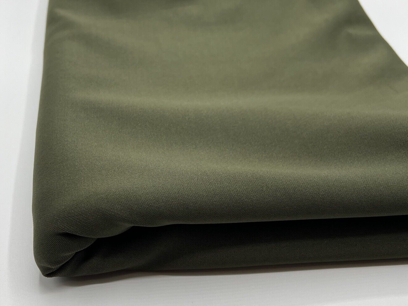 Dark Khaki Plain Scuba Fabric - T9 Fabrics