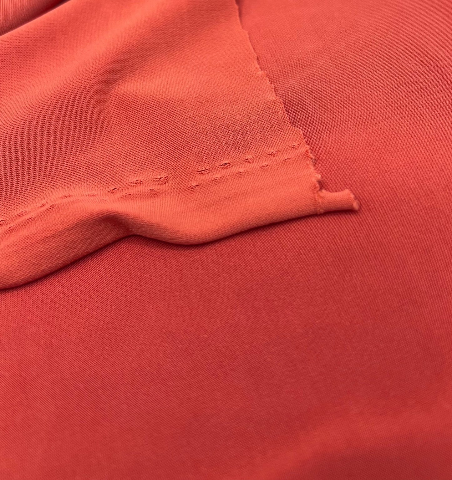 Dark Orange Plain Soft Touch Stretch Fabric - T9 Fabrics