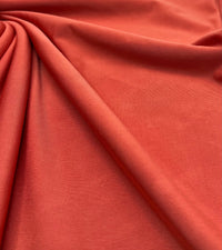 Dark Orange Plain Soft Touch Stretch Fabric - T9 Fabrics