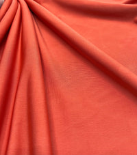 Dark Orange Plain Soft Touch Stretch Fabric - T9 Fabrics