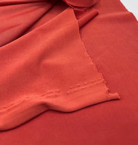 Dark Orange Plain Soft Touch Stretch Fabric - T9 Fabrics