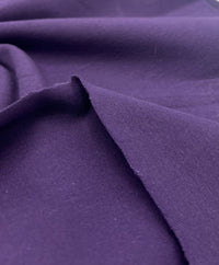 Dark Purple Cotton Stretch Jersey 240 GSM 92/8 Lycra 4 Way Stretch - T9 Fabrics
