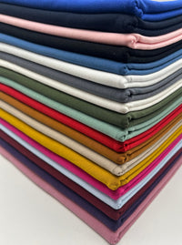 Dark Purple Cotton Stretch Jersey 240 GSM 92/8 Lycra 4 Way Stretch - T9 Fabrics