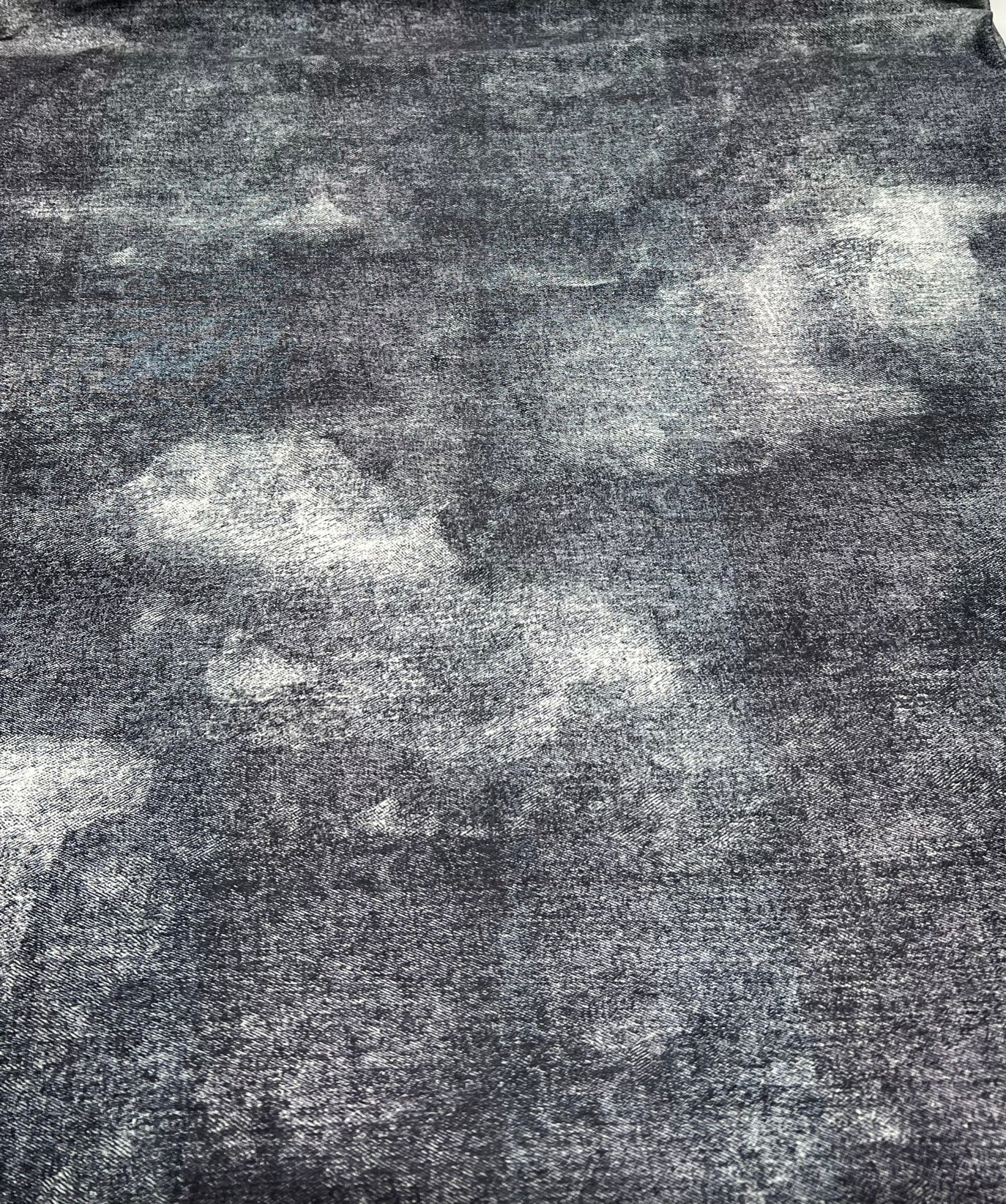 Denim Mix Print Soft Touch 4 Way Stretch Fabric - T9 Fabrics