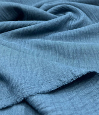 Denim Polyester Linen Non Stretch Fabric - T9 Fabrics