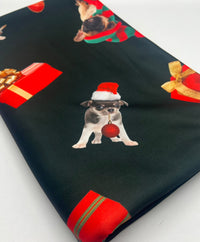 Dogs Presents Printed Plain Scuba 2 Way Stretch Jersey Fabric - T9 Fabrics