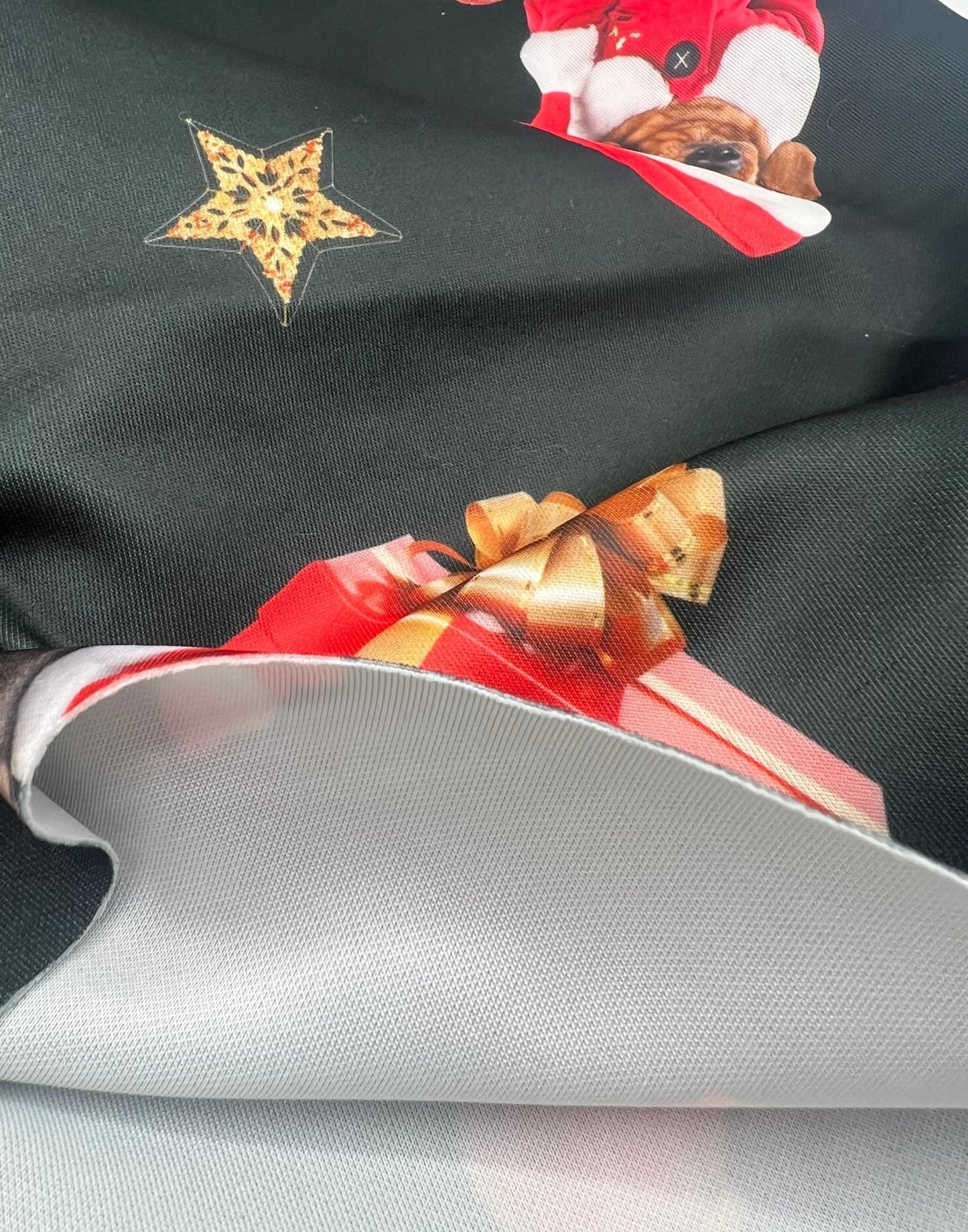 Dogs Presents Printed Plain Scuba 2 Way Stretch Jersey Fabric - T9 Fabrics