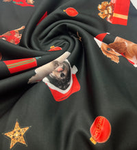 Dogs Presents Printed Plain Scuba 2 Way Stretch Jersey Fabric - T9 Fabrics