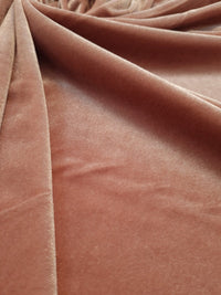 Dusky Pink Velour Fabric - T9 Fabrics