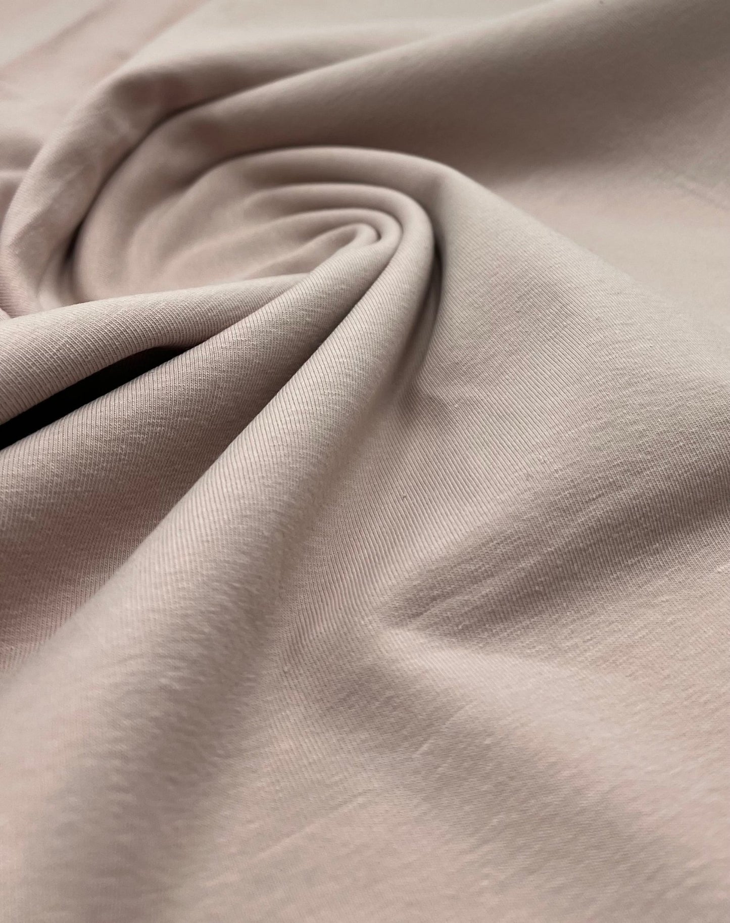 Earthy Pink Cotton Stretch Jersey 240 GSM 92/8 Lycra 4 Way Stretch - T9 Fabrics