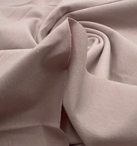 Earthy Pink Cotton Stretch Jersey 240 GSM 92/8 Lycra 4 Way Stretch - T9 Fabrics