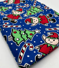 Elf Tree Print Viscose Elastane 4 Way Stretch Fabric - T9 Fabrics