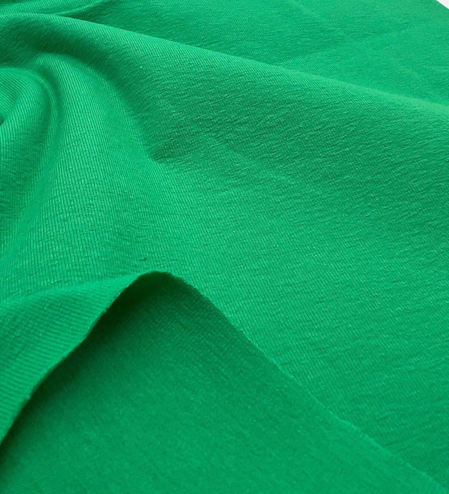Emerald Cotton Stretch Jersey 200 GSM 95/5 Lycra 4 Way Stretch - T9 Fabrics