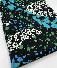 Floral Animal Print Viscose Elastane Fabric - T9 Fabrics