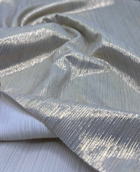 Gold Metallic Foil Rib Fabric - T9 Fabrics