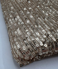 Gold On Gold Sequin Detail Fabric - T9 Fabrics