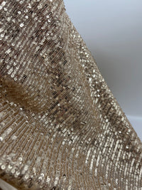 Gold On Gold Sequin Detail Fabric - T9 Fabrics